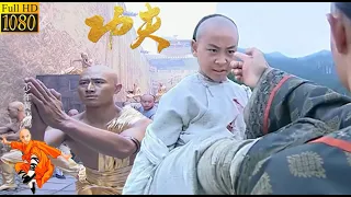 Kung Fu Movie: A lad masters Dragon Claw technique in Shaolin Temple, beats a bully, rescues father.