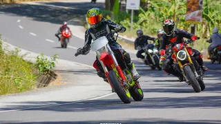 ✌️HONDA CRF 450 SUPERMOTO vs DUCATI MONSTER SP! ✌️✌️✌️