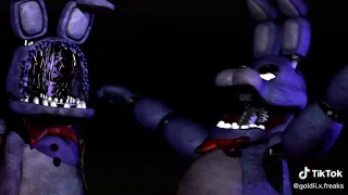 Withered Bonnie and Bonnie jumpscare song meme