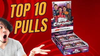 Top 10 Best Breaker Pulls 2023 Topps Formula 1 Chrome - First 48 Hours