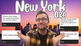 NEW YORK CITY Q&A | Must-See Attractions, BEST hotels, Subway, CHEAP Broadway Tickets!