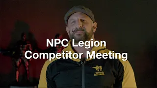 NPC Competitor Meeting