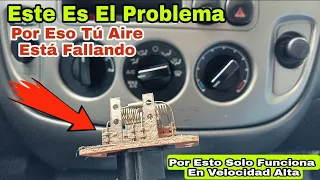 el aire acondicionado de mi carro solo funciona en nivel alto - como arreglarlo? la solución aquí