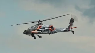 Boeing AH-64D Apache Longbow RNLAF flying Display at Volkel Luchtmachtdagen 2013