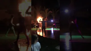 Fire show delphine el habib Tunis