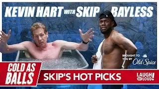 Kevin Hart and Skip Bayless Go Toe-To-Toe While Topless.  Who Looks Better Without A Shirt?