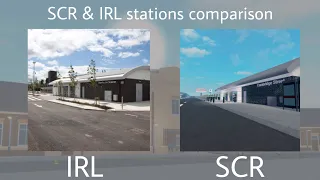 SCR stations IRL comparison | Stepford County Railway