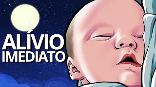 MÚSICA PARA ACALMAR BEBÊS COM CÓLICA E AJUDAR A DORMIR RÁPIDO | TELA PRETA