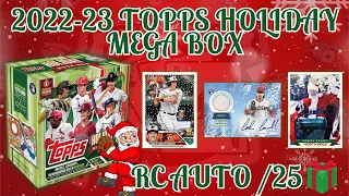 RC AUTO & SHORT PRINTS, OH MY!!! 🎅 || 2023 Topps Holiday Mega Box