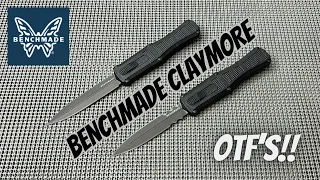 UNBOXING - BENCHMADE CLAYMORE OTF!  3370GY & 3370SGY