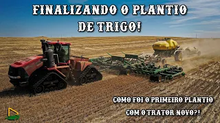 FINALIZANDO O PLANTIO DE TRIGO!!!