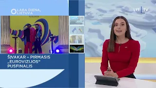 LRT TV - "Good afternoon, Lithuania" opening sequence with false intro (9 May 2023)