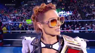 Becky Lynch dice que retendra el Campeonato Femenino Raw en Royal Rumble- WWE Raw 10/01/2022 Español