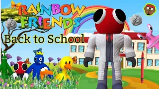 Rainbow Friends Back to School | Kids Brain Break | Rainbow Friends Game for Kids | PhonicsMan