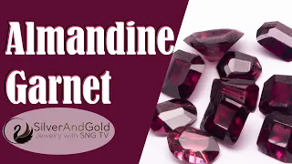 Almandine Garnet - Deep Ruby Red