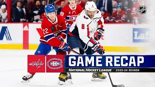 Washington Capitals vs Montreal Canadiens | February 17, 2024 | Game Highlights | NHL Regular Season