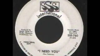 THE GEERS - I NEED YOU - SSS INTERNATIONAL RECORDS SIXTIES GARAGE