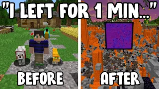 EVERYTHING that happens when you LEAVE MINECRAFT...