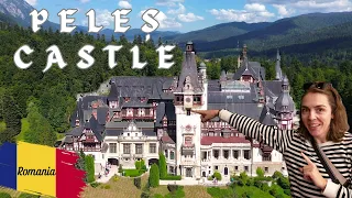 Peles Castle - the most beautiful and picturesque castle in Romania - Romania travel vlog