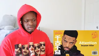 Bryson Tiller - Attention (Visualizer) REACTION