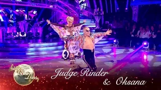 Judge Rinder and Oksana Platero Paso Doble to ‘Born This Way’ - Strictly 2016: Halloween Week