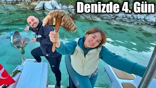 DENİZDE 4. GÜN - Teknemize Yeni Mangal Taktık (EFSANE KEYİF)