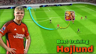 Hojlund in eFootball: Review best training and gameplay✅