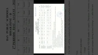 D.A.V Public School          Periodic Test 2   Final Datsheet.      #class9#sample paper