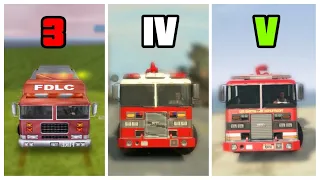 FIRE TRUCK (Evolution) In GTA GAMES (1997-2020)