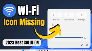 FIX WiFi Not Showing in Windows 11/10 | WiFi Icon Missing (2024 Best FIX)