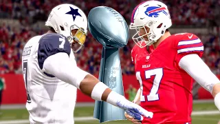 MADDEN 24 Superstar Mode | EPIC SUPER BOWL vs JOSH ALLEN (CB Gameplay)