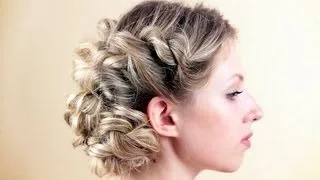 Причёска из жгутов. Twisted Hairstyle