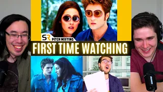 REACTING to *Pitch Meetings: The Twilight Saga* WE'RE DYING!! Ryan George | Screen Rant