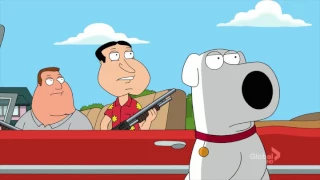 FAMILY GUY - BRIAN TAKES A BULLET TO SAVE PETER