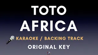 Toto - Africa | Karaoke Backing Track With Lyrics