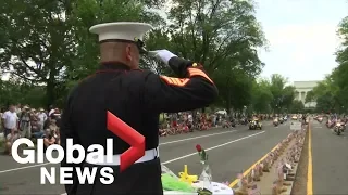 'Rolling Thunder' motorcyclists ride through Washington for final time after 3 decades