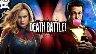 Capitana Marvel vs Shazam | DEATH BATTLE! sub español (Marvel vs DC)