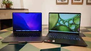 Lenovo Ideapad 5 Pro 14" vs Macbook Pro 14" - Hands on Comparison