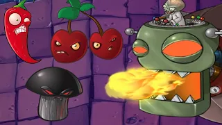 Cherry Bombs vs Jalapenos vs Doom Shrooms vs Dr. Zomboss // Plants vs Zombies