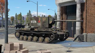 War Thunder: USSR - KV-2(ZiS-6) Gameplay [1440p 60FPS]