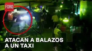 Disparan contra un taxi en Xochimilco por presunta riña - Expreso de la Mañana