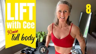 30 min Full Body Dumbbell Workout for Strength, Muscle & Fat Burning!