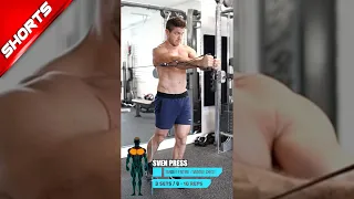 💪🏻 Top 5 Cable Chest Exercises #SHORTS