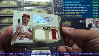 Dual Case Break - 2018 Topps Museum Collection & Tier One Baseball