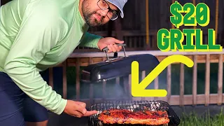 I Smoked Pork Ribs On The Cheapest Grill I Could Find! | Gulf Coast Smoke