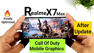 Realme X7 Max COD Graphics After Update Dimensity 1200🔥🔥🔥