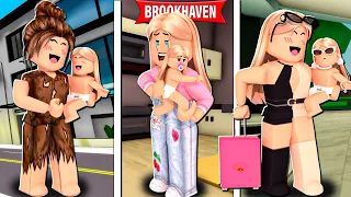 AS TRIGÊMEAS SEPARADAS NA MATERNIDADE - HISTORINHA DE BROOKHAVEN RP ROBLOX 🏡