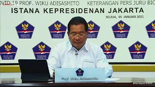 LIVE Keterangan Pers Juru Bicara Satgas Penanganan Covid-19, Kantor Presiden, 5 Januari 2021