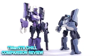 Transformers Animated Shockwave & Longarm Prime CHILL COMPARISON REVIEW