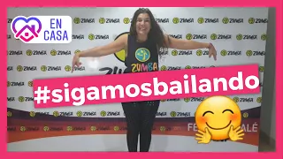 CLASE DE ZUMBA EN CASA 🎶 #QuedateEnCasa y bailemos juntos!